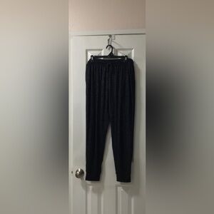 Stars Above Women’s Size L Charcoal Knit Pajama Pants W/Pockets